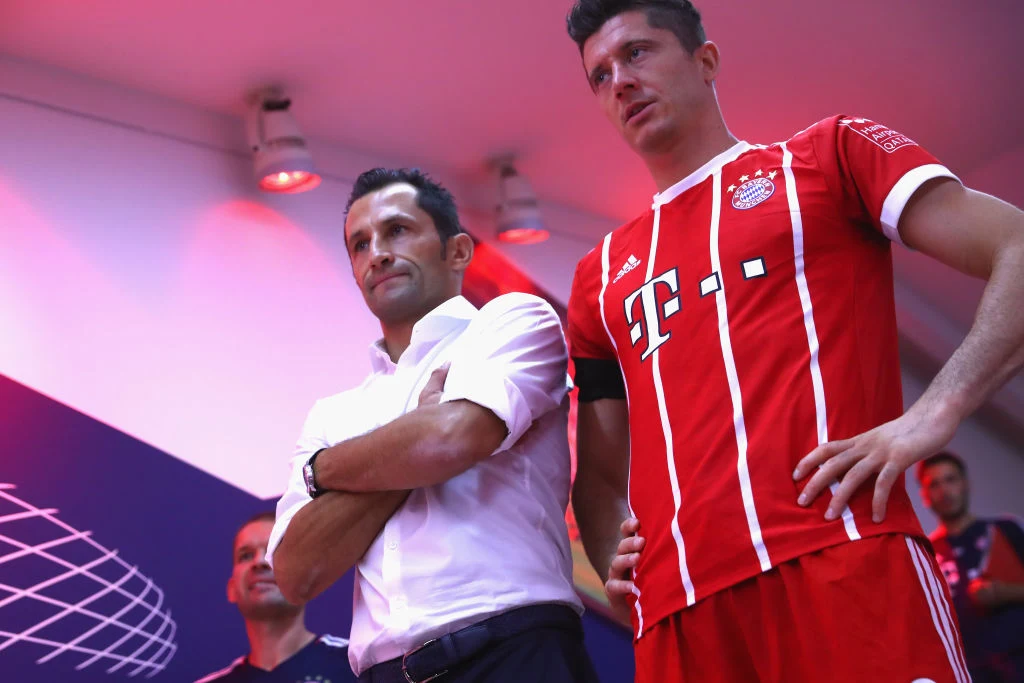 Hasan Salihamidzić i Robert Lewandowski Hasan Salihamidzić i Robert Lewandowski