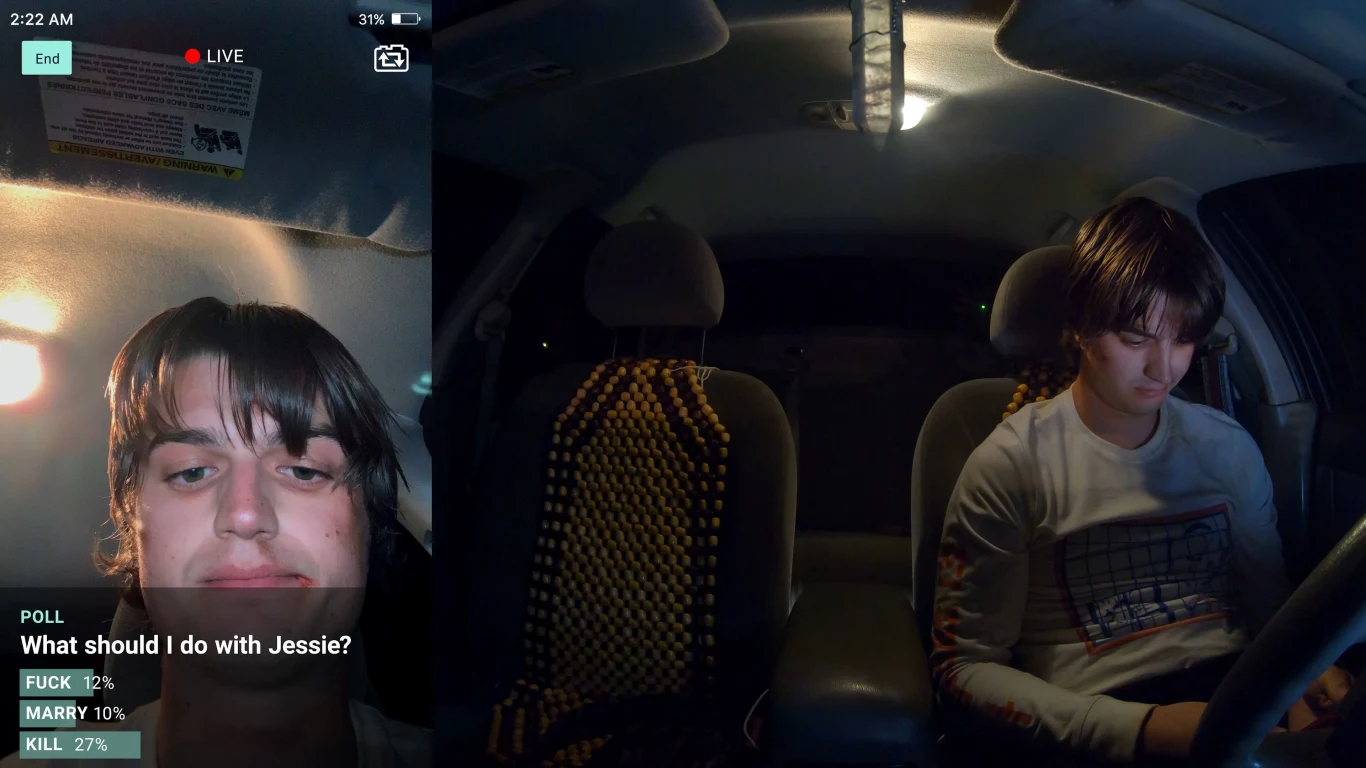 Kadr z filmu "Spree"