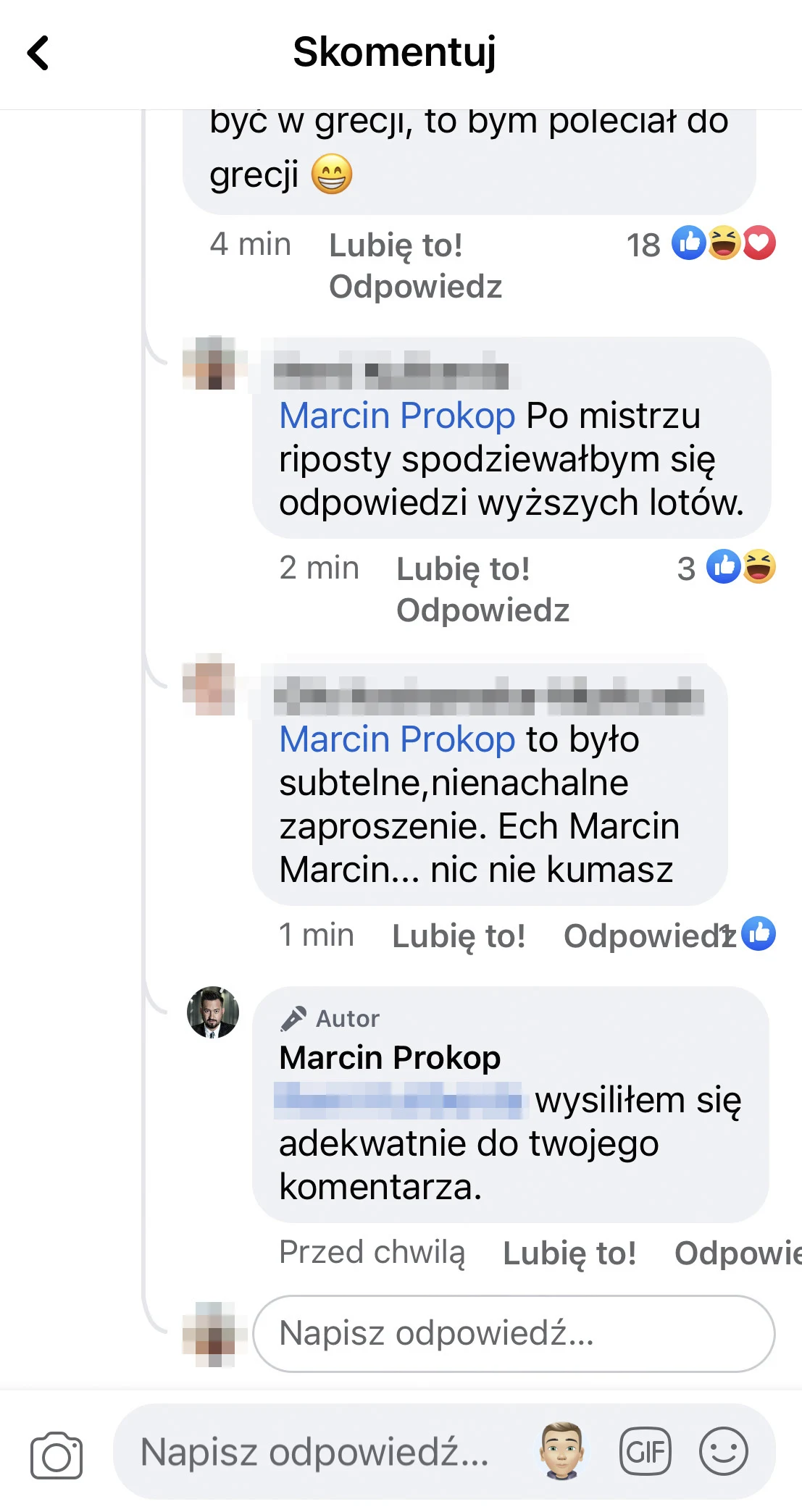Marcin Prokop wdał się w pyskówkę z internautą Marcin Prokop wdał się w pyskówkę z internautą