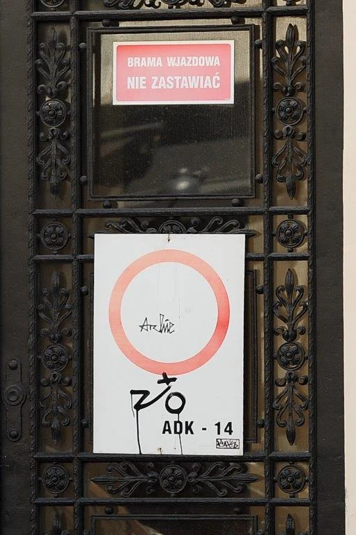 Zborowska parkuje na zakazie Zborowska parkuje na zakazie