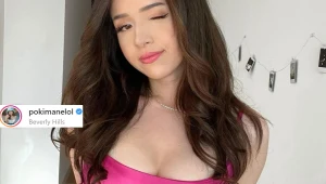 Pokimane - fragment zdjęcia zamieszczonego w serwisie Instagram.com na profilu @pokimanelol