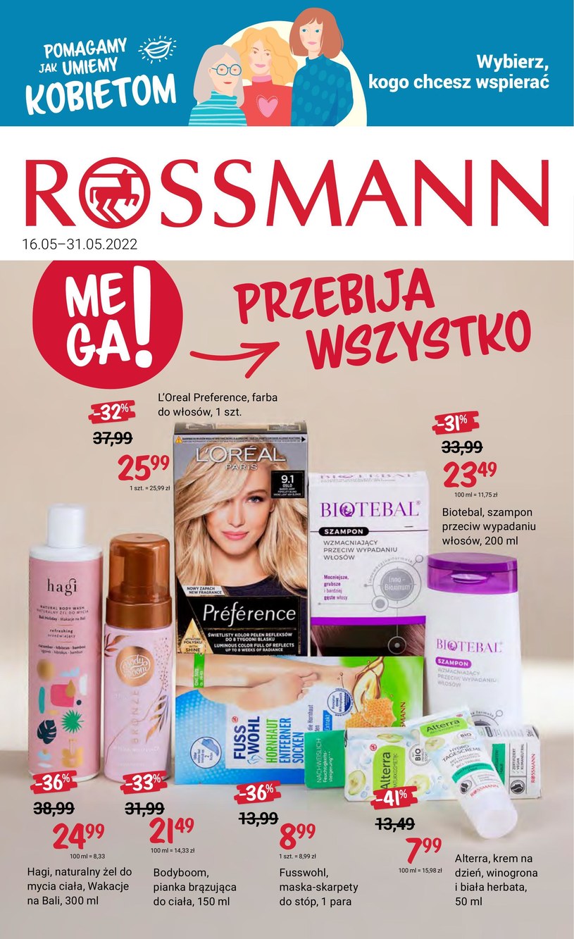Gazetka promocyjna Rossmann - ważna od 16. 05. 2022 do 31. 05. 2022