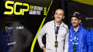 Robert Kubica i Bartosz Zmarzlik na Grand Prix na PGE Narodowym