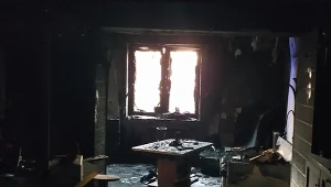 Pożar domu w Wyszkowie