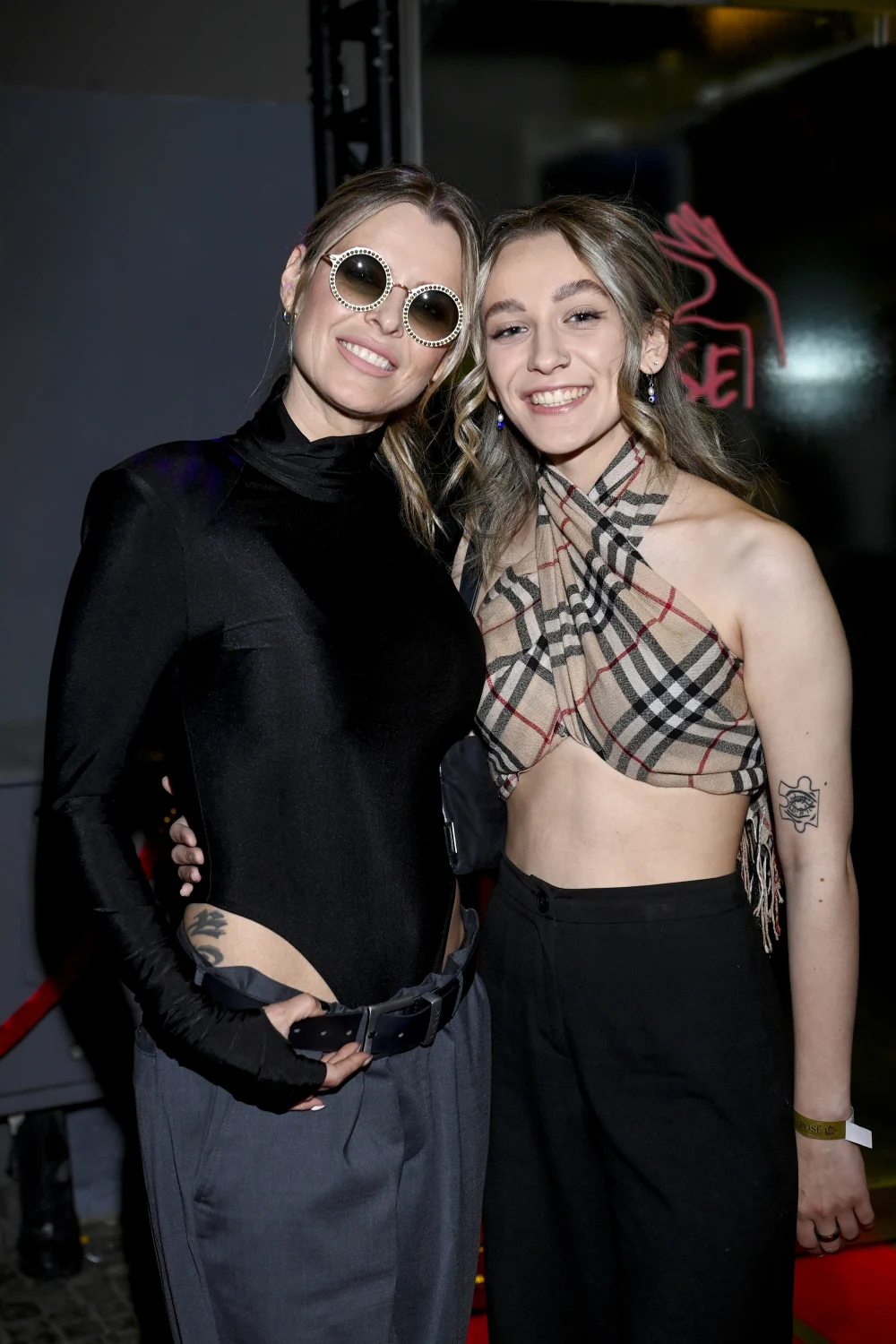 Mandaryna z córką Fabienne