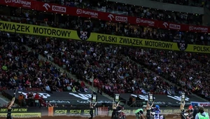 Start wyścigu żużlowego na Stadionie Narodowym