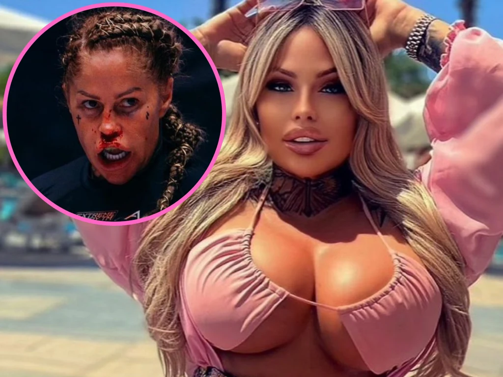 Rozkwaszona twarz Laluny Unique na Fame 14 Rozkwaszona twarz Laluny Unique na Fame 14