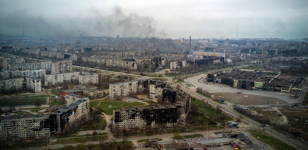 Zrujnowany Mariupol Zrujnowany Mariupol