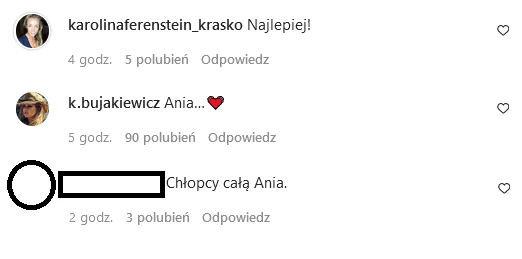 Komentarze pod wpiem Bieniuka na IG @jaretpalmer/ Komentarze pod wpiem Bieniuka na IG @jaretpalmer/