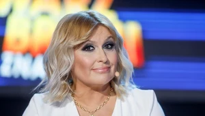 Katarzyna Skrzynecka na planie "Twoja Twarz Brzmi Znajomo"