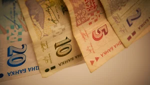 Bułgaria walczy z inflacją. Na zdj. bułgarskie banknoty