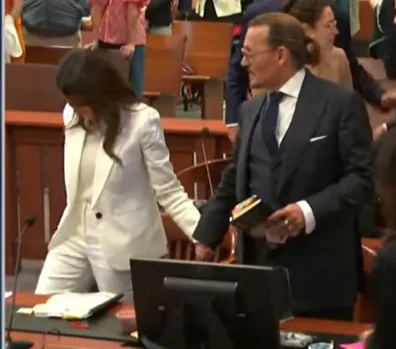 Johnny Depp i adwokatka Camilla Vasquez