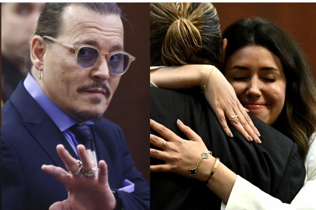 Johnny Depp i Camilla Vaquez