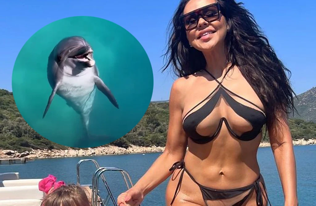 Sylwia Bomba miała przygodę z delfinami /https://www.instagram.com/sylwiabomba/