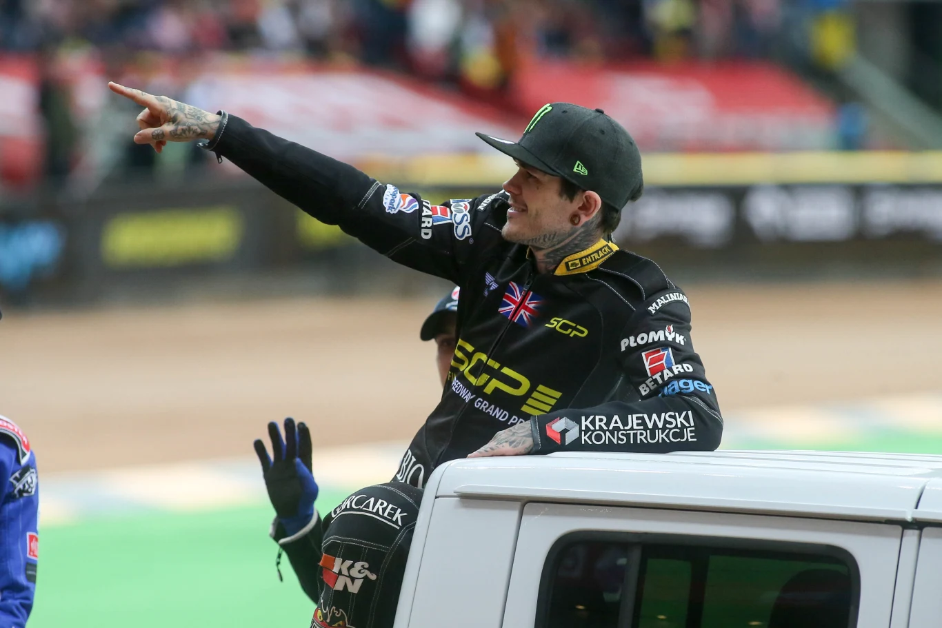 Tai Woffinden w Grand Prix Warszawy 2002. Tai Woffinden w Grand Prix Warszawy 2002.