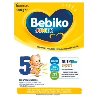 Bebiko Junior 5 Odżywcza formuła na bazie mleka dla przedszkolaka 600 g - 2