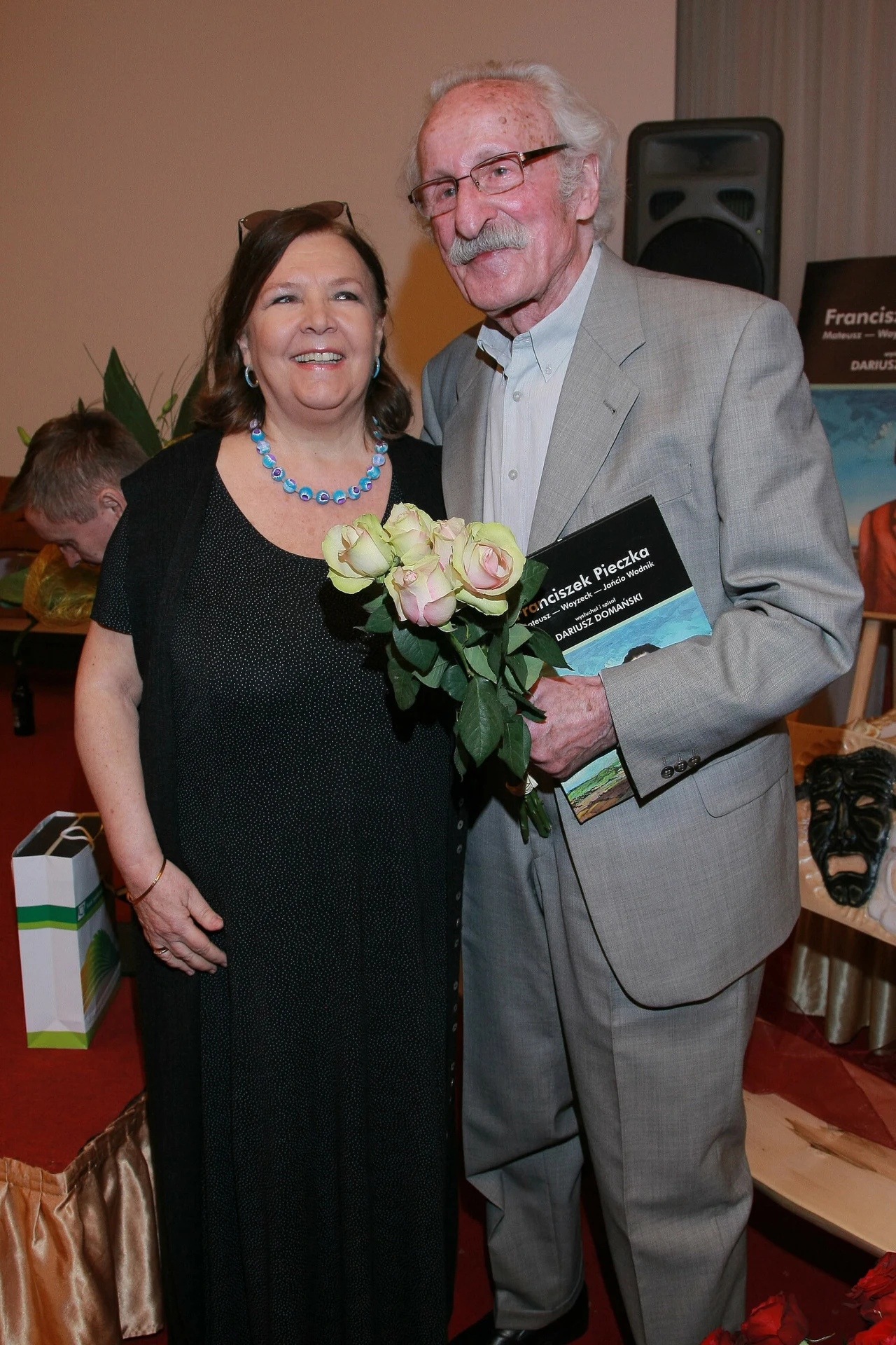 Marta Lipińska i Franciszek Pieczka