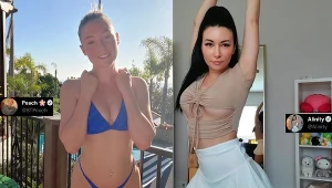 Od lewej Peach i Alinity - fragment zdjęć zamieszczone w serwisie Twitter.com na profilach @stpeach i @alinity