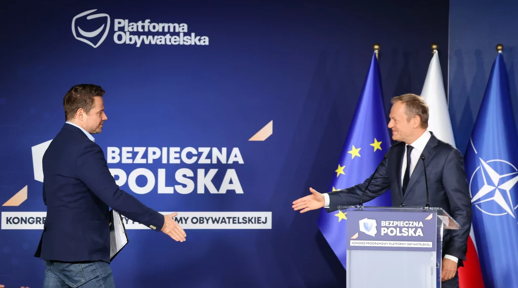 Rafał Trzaskowski i Donald Tusk