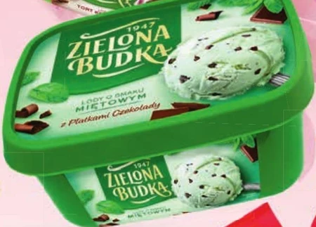 Zielona Budka Lody o smaku miętowym 1000 ml