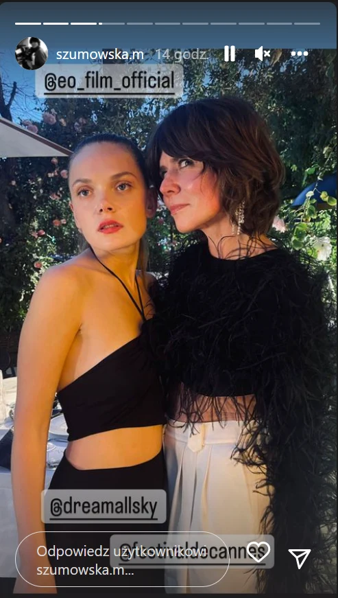 Małgorzata Szumowska i Sandra Drzymalska: www.instagram.com/szumowska.m/ Małgorzata Szumowska i Sandra Drzymalska: www.instagram.com/szumowska.m/