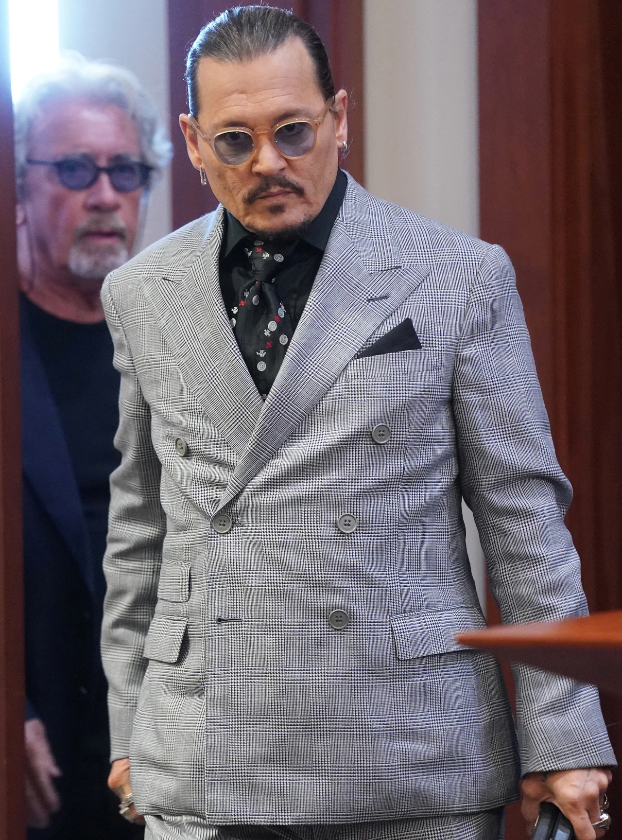 Johnny Depp podczas rozprawy w sądzie Johnny Depp podczas rozprawy w sądzie