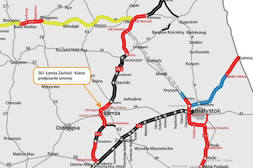 Obwodnica Łomży to ostatni realizowany odcinek S61