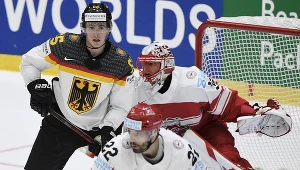 Marc Michaelis (pierwszy z lewej) zdobył jedyna bramkę w meczu Niemcy - Dania