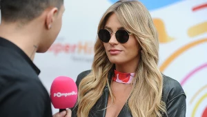 Marcelina Zawadzka udziela wywiadu dla Pomponika