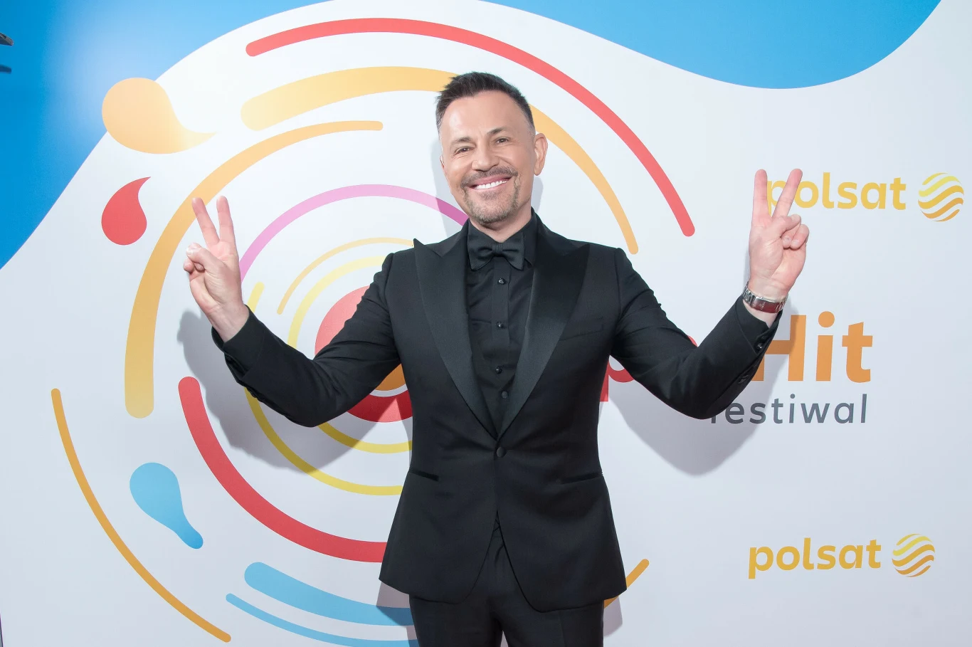 Krzysztof Ibisz podczas tegorocznego Polsat SuperHit Festiwal 2022 Krzysztof Ibisz podczas tegorocznego Polsat SuperHit Festiwal 2022
