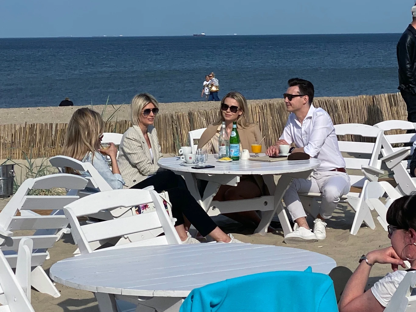 Katarzyna Zdanowicz z ekipą Wydarzeń 24 w Sopocie Katarzyna Zdanowicz z ekipą Wydarzeń 24 w Sopocie