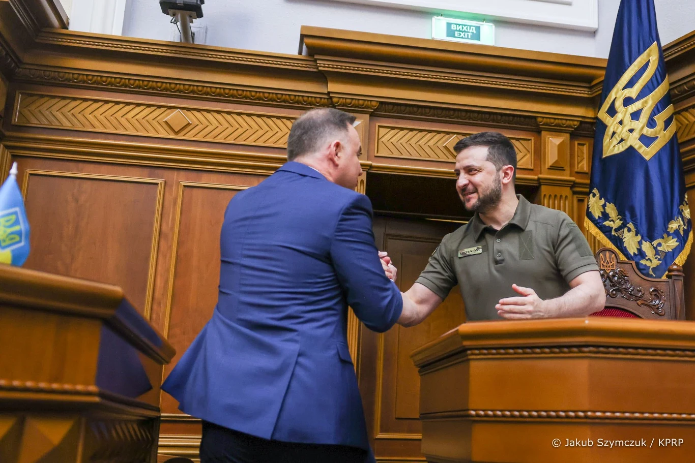 Prezydent Andrzej Duda i prezydent Wołodymyr Zełenski Prezydent Andrzej Duda i prezydent Wołodymyr Zełenski