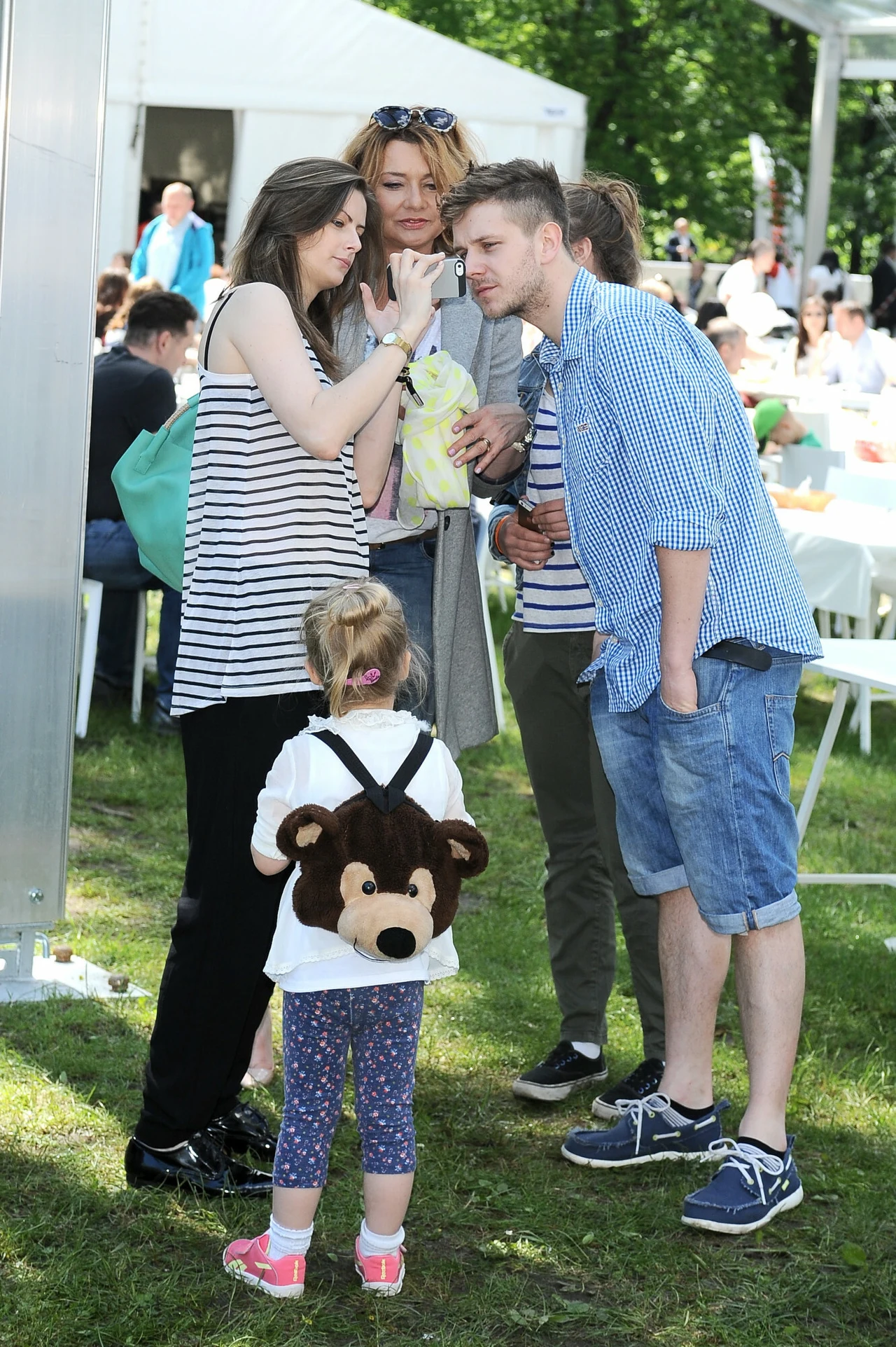 Laura Breszka, Antek i Małgorzata Królikowscy Laura Breszka, Antek i Małgorzata Królikowscy