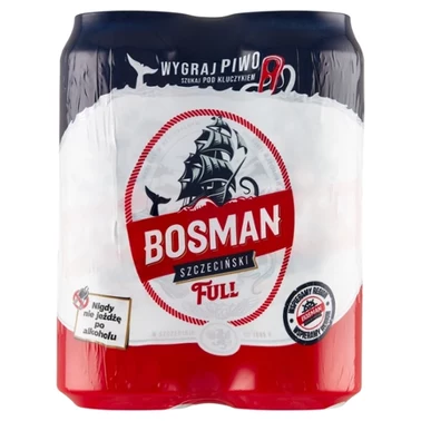 Bosman Szczeciński Full Piwo jasne 4 x 500 ml - 1