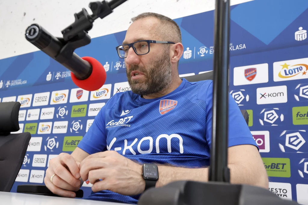 Trener Rakowa Częstochowa Marek Paszun Trener Rakowa Częstochowa Marek Paszun