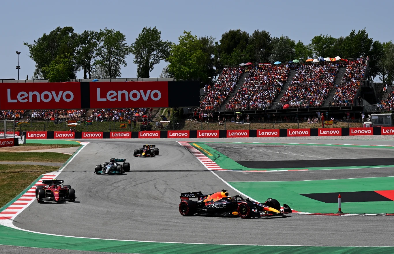 Max Verstappen w trakcie GP Hiszpanii 