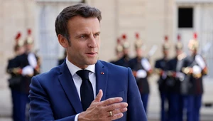 Prezydent Francji Emmanuel Macron