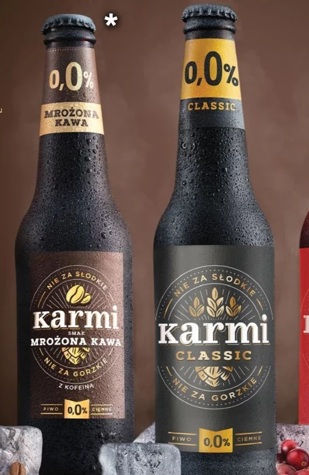 Karmi Piwo ciemne bezalkoholowe smak mrożona kawa 400 ml