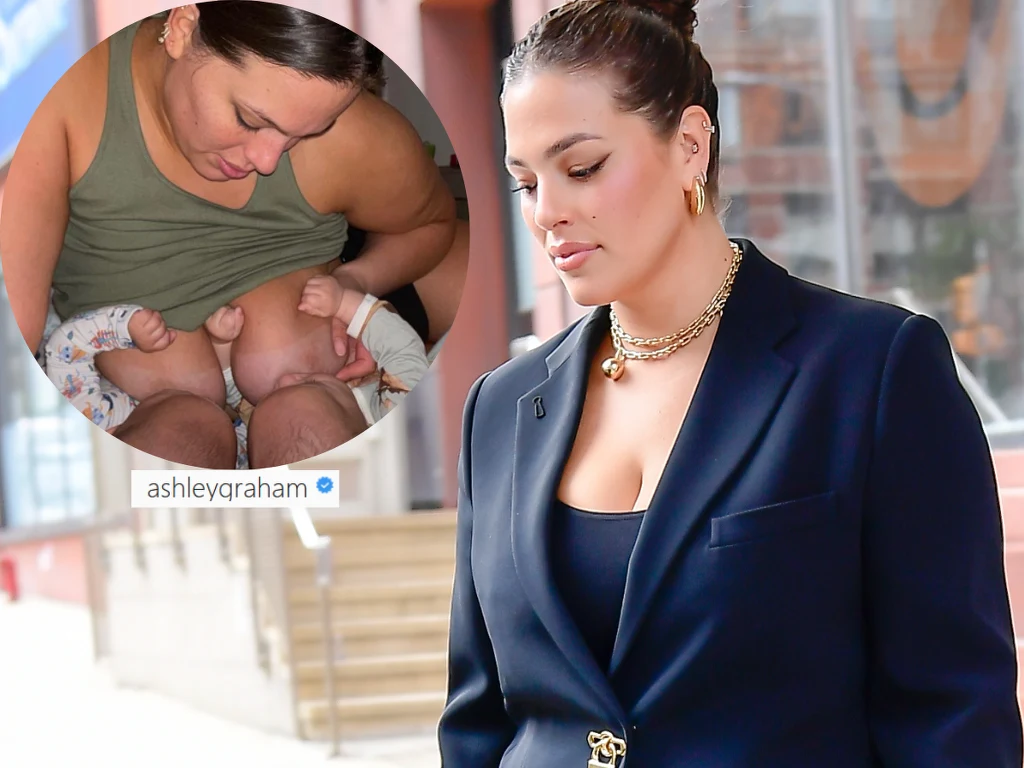 Ashley Graham ukazuje prawdziwe oblicze macierzyństwa na IG @ashleygraham/