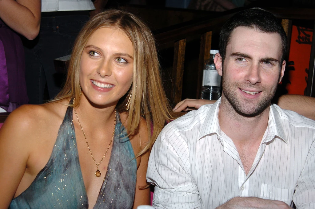Adam Levine i Maria Szarapowa na urodzinach tenisistki Adam Levine i Maria Szarapowa na urodzinach tenisistki