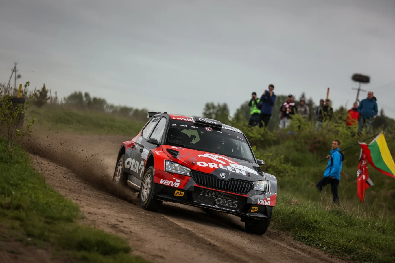 Kacper Wróblewski i Jakub Wróbel (Skoda Fabia Rally2 evo)