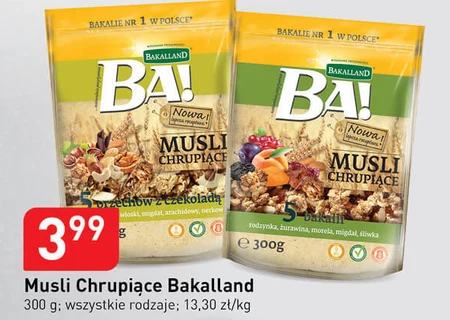 Bakalland Ba! Musli chrupiące 5 bakalii 300 g