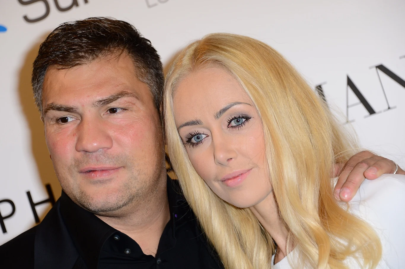 Dariusz Michalczewski z żoną, Barbarą Imos Dariusz Michalczewski z żoną, Barbarą Imos