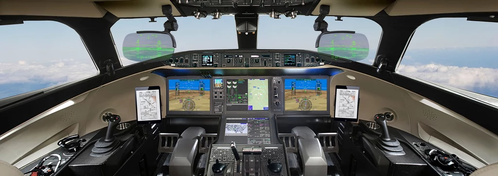 Bombardier Global 800 został wyposażony w najbardziej zaawansowany system sterowania lotem fly-by-wire