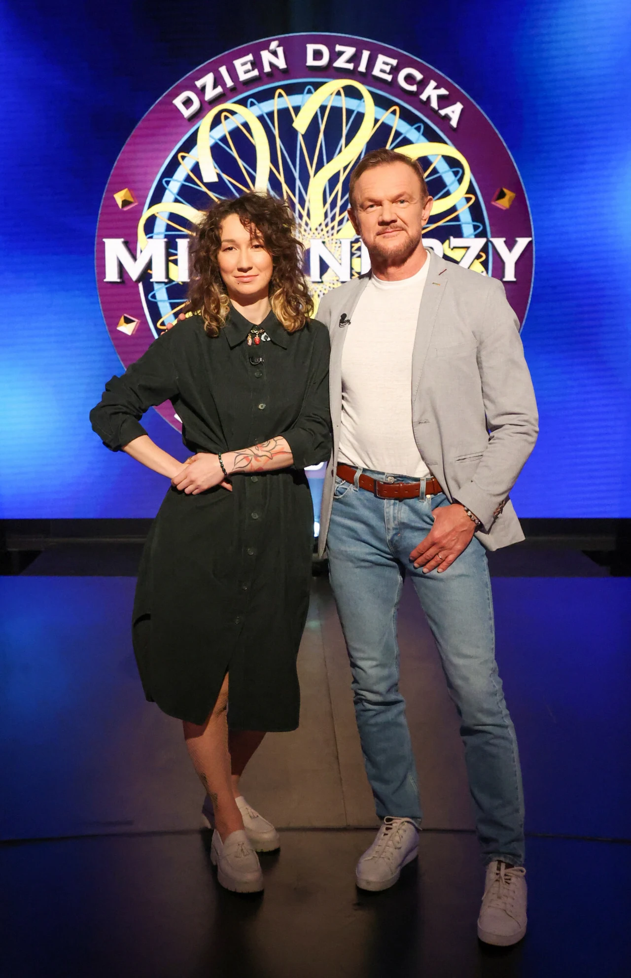 Cezary Pazura z najstarszą córką, Anastazją