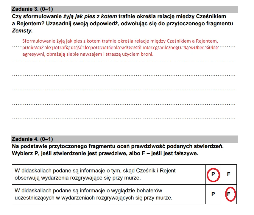 Egzamin ósmoklasisty. Język polski - odpowiedzi Egzamin ósmoklasisty. Język polski - odpowiedzi