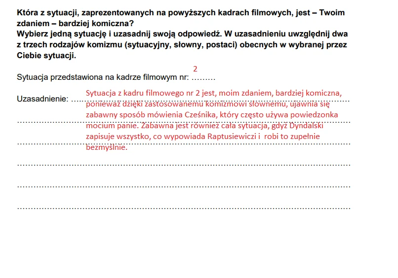 Egzamin ósmoklasisty. Język polski - odpowiedzi Egzamin ósmoklasisty. Język polski - odpowiedzi