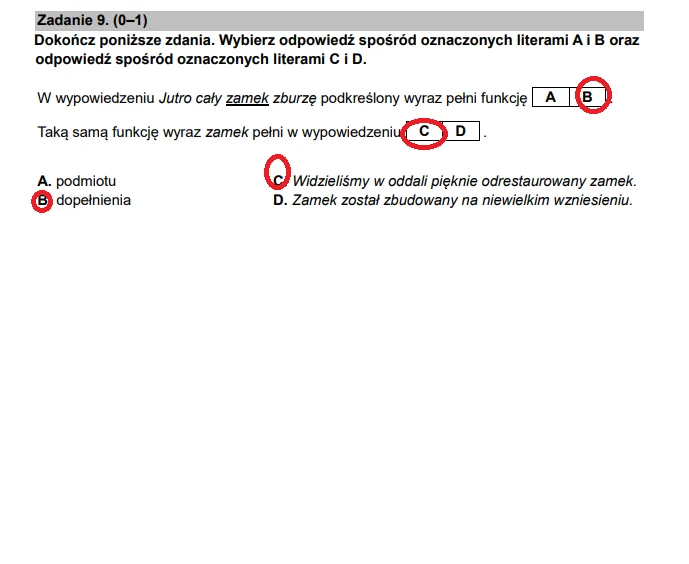 Egzamin ósmoklasisty. Język polski - odpowiedzi Egzamin ósmoklasisty. Język polski - odpowiedzi