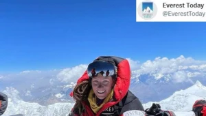 Kristin Harila/Źródło: Twitter - Everest Today