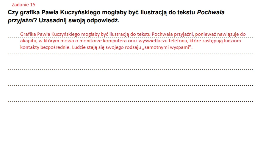 Egzamin ósmoklasisty. Język polski - odpowiedzi Egzamin ósmoklasisty. Język polski - odpowiedzi